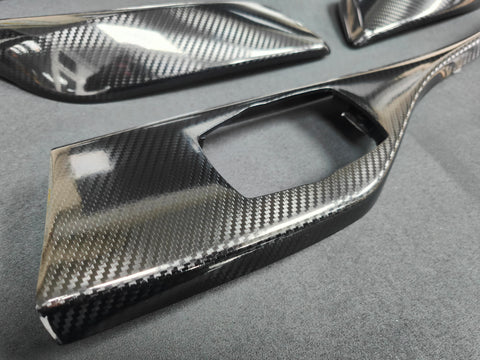 BMW F21 / F22 INTERIOR TRIM SET - BLACK ULTRA GLOSS CARBON / BLACK ACCENT (#25)