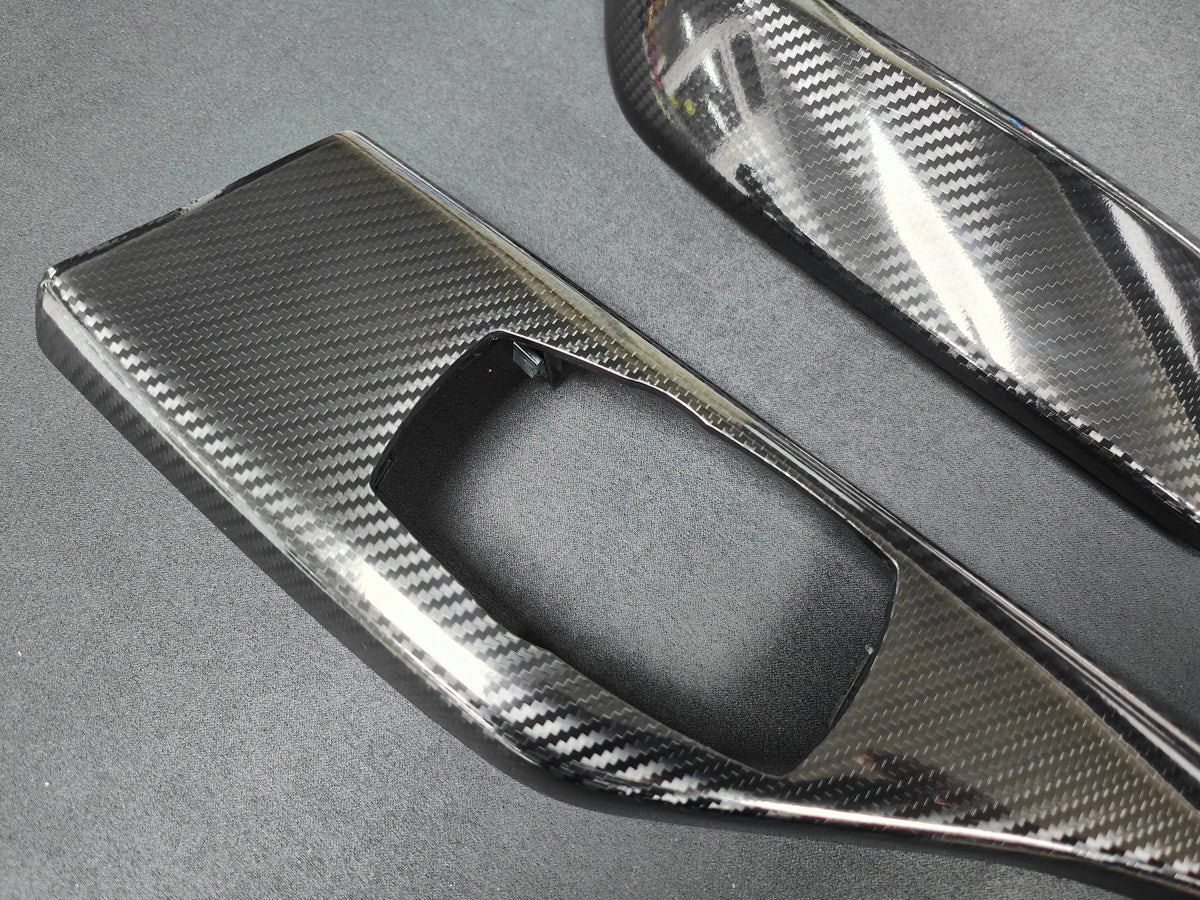 BMW F21 / F22 INTERIOR TRIM SET - ULTRA GLOSS CARBON / BLACK ACCENT