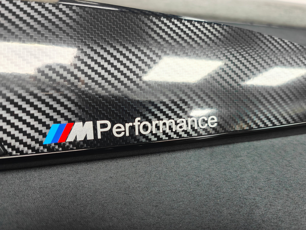 BMW F21 / F22 INTERIOR TRIM SET - ULTRA GLOSS CARBON / BLACK ACCENT