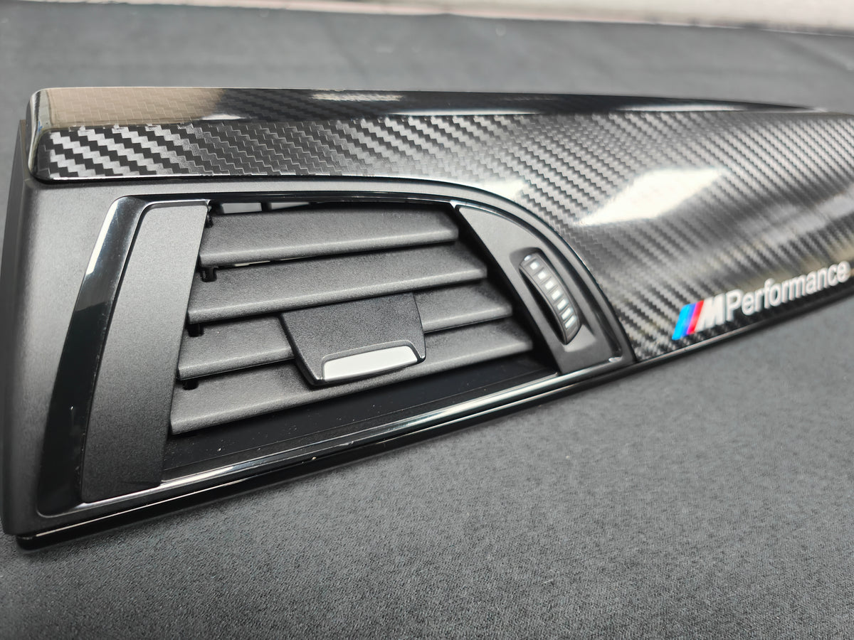 BMW F21 / F22 INTERIOR TRIM SET - ULTRA GLOSS CARBON / BLACK ACCENT