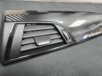BMW F21 / F22 INTERIOR TRIM SET - ULTRA GLOSS CARBON / BLACK ACCENT