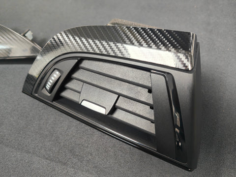 BMW F21 / F22 INTERIOR TRIM SET - BLACK ULTRA GLOSS CARBON / BLACK ACCENT (#25)