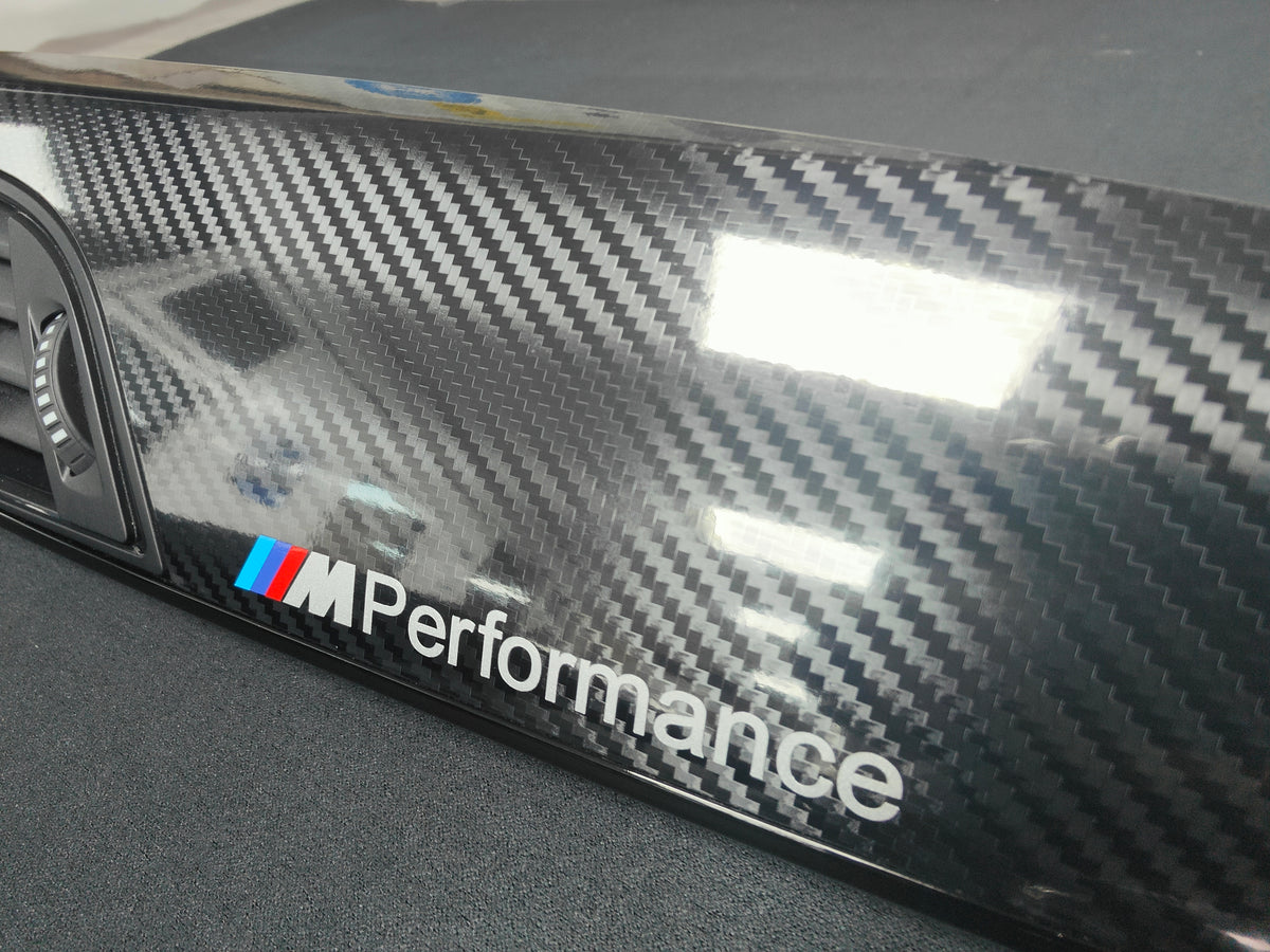 BMW F21 / F22 INTERIOR TRIM SET - ULTRA GLOSS CARBON / BLACK ACCENT