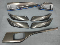 BMW F20 INTERIOR TRIM SET - METALLIC BLACK / BLUE ACCENT
