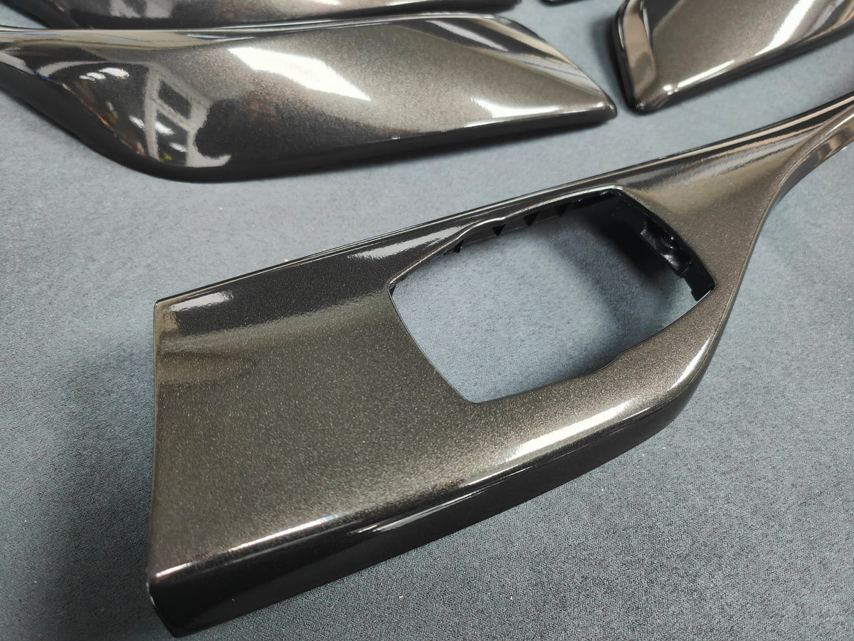 BMW F20 INTERIOR TRIM SET - METALLIC BLACK / BLUE ACCENT