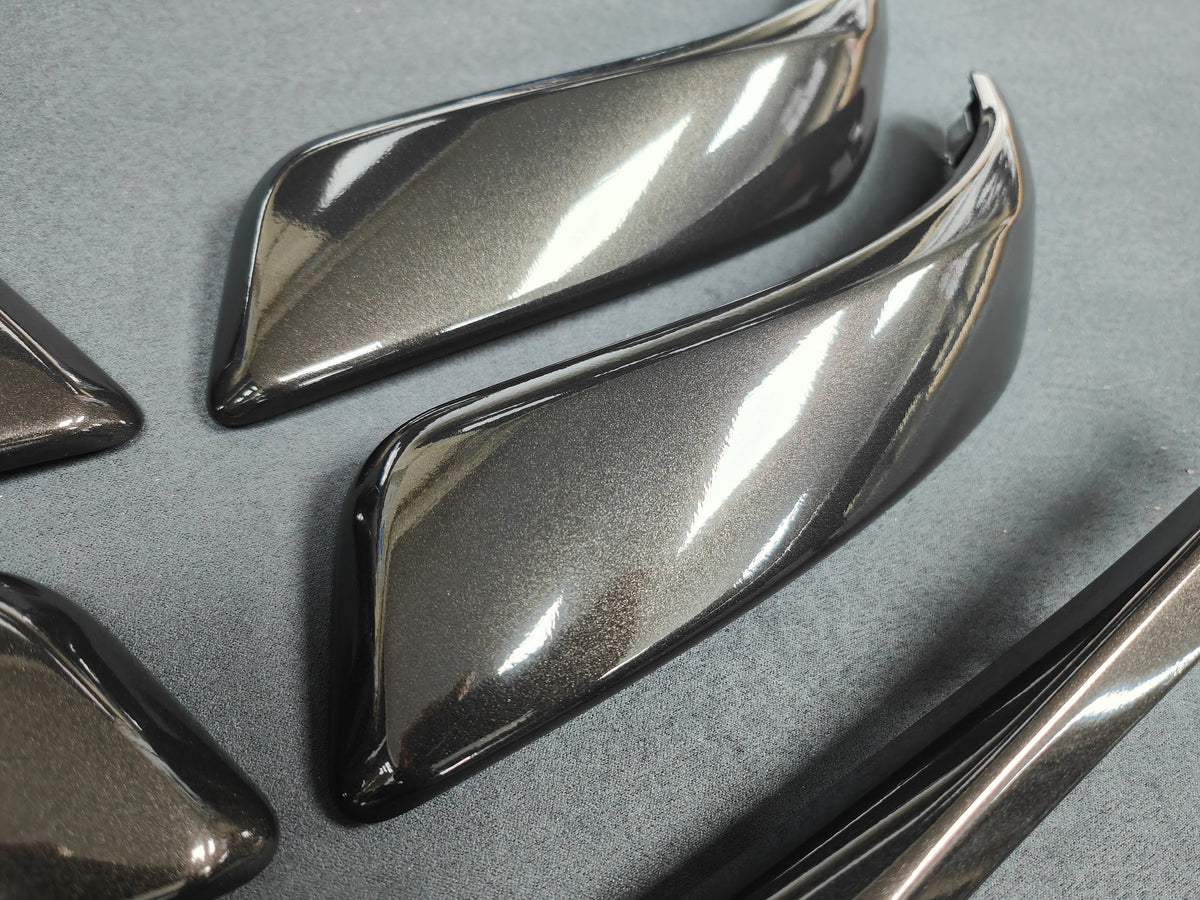 BMW F20 INTERIOR TRIM SET - METALLIC BLACK / BLUE ACCENT