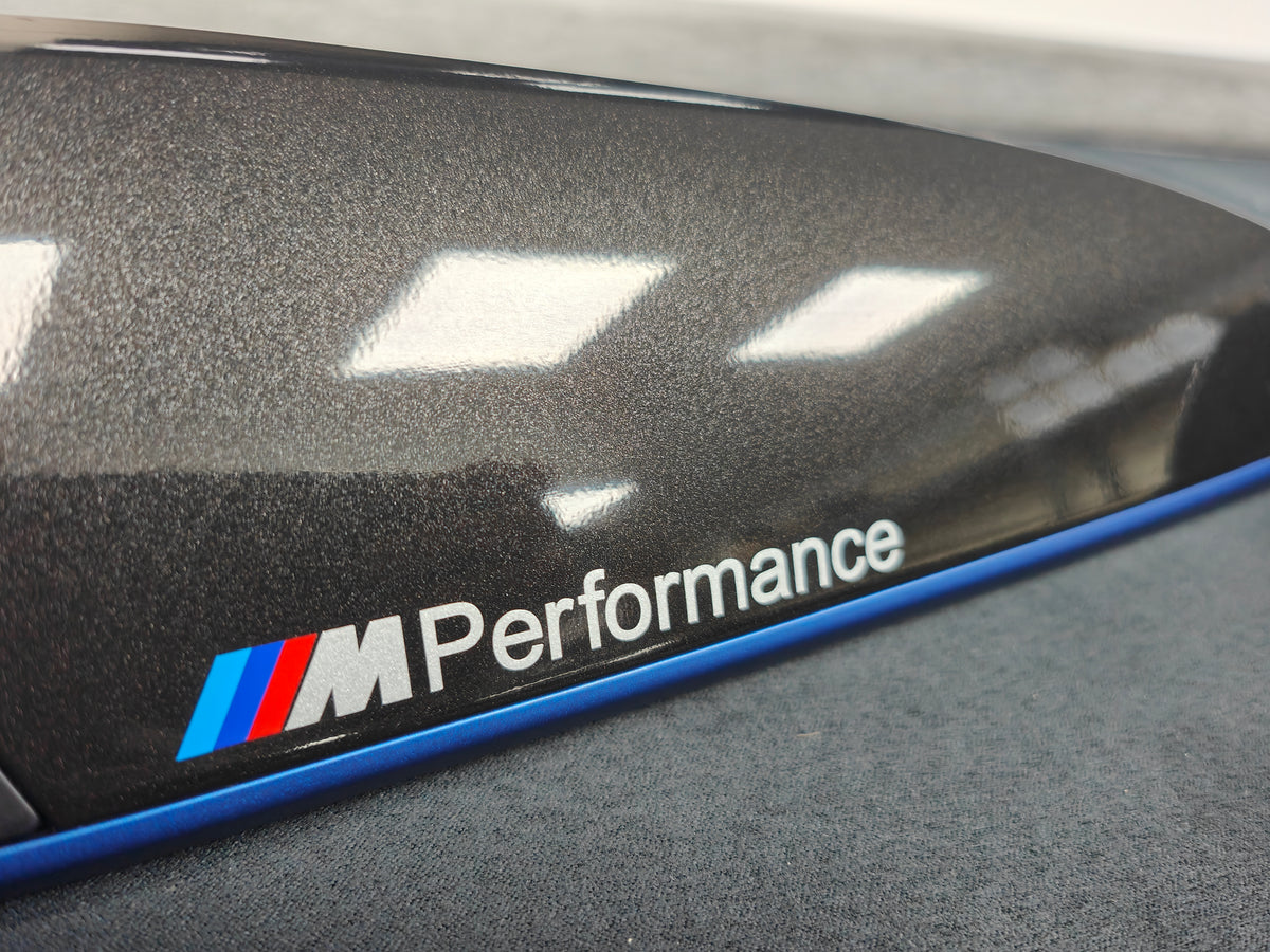 BMW F20 INTERIOR TRIM SET - METALLIC BLACK / BLUE ACCENT