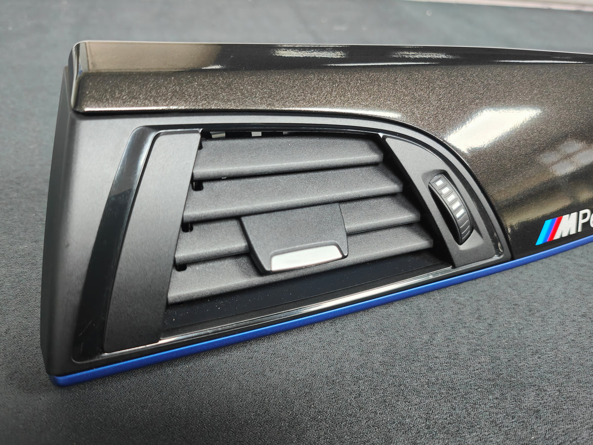 BMW F20 INTERIOR TRIM SET - METALLIC BLACK / BLUE ACCENT