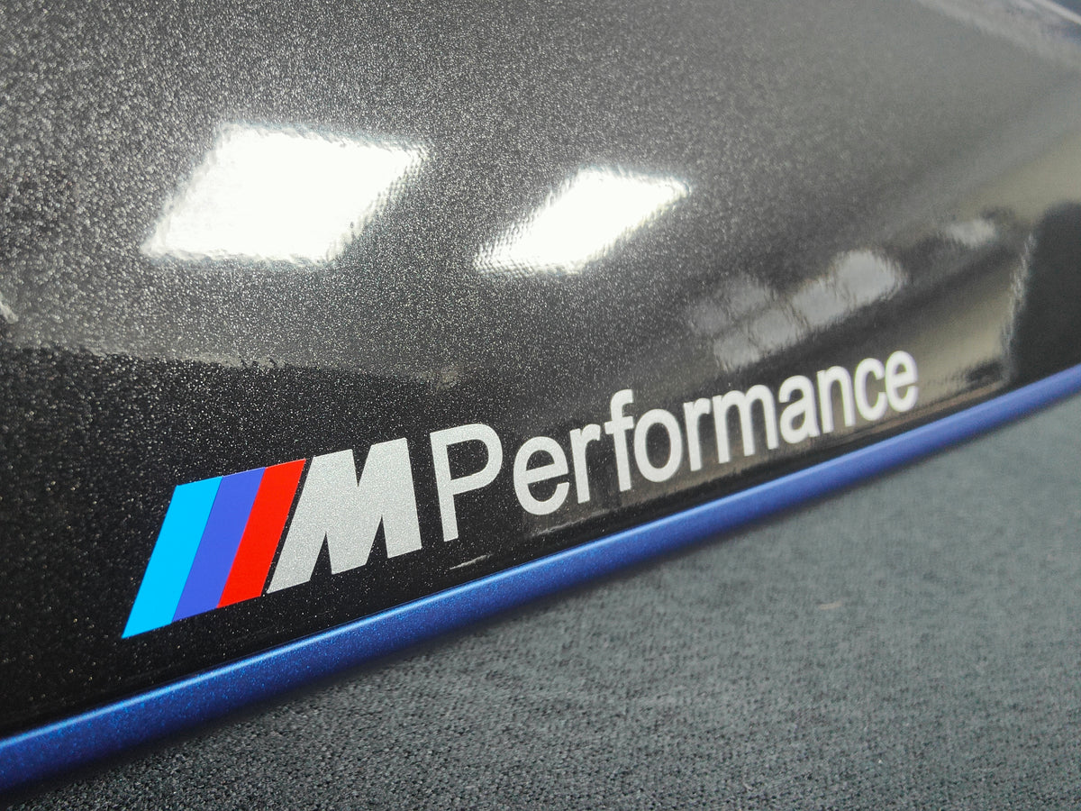 BMW F20 INTERIOR TRIM SET - METALLIC BLACK / BLUE ACCENT
