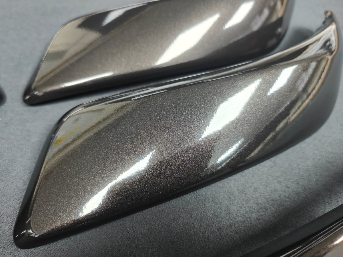 BMW F20 INTERIOR TRIM SET - METALLIC BLACK / BLUE ACCENT