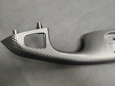 BMW E46 COUPE / CONVERTIBLE CARBON CUBE FRONT DOOR TRIMS (PAIR)
