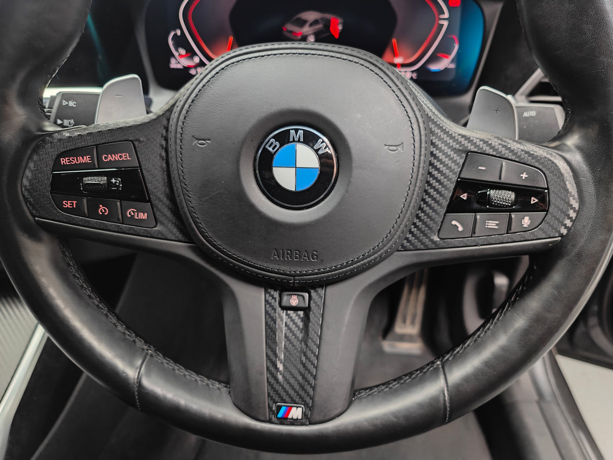 WRAPPING SERVICE - BMW G20 G21 STEERING WHEEL FASCIA TRIM