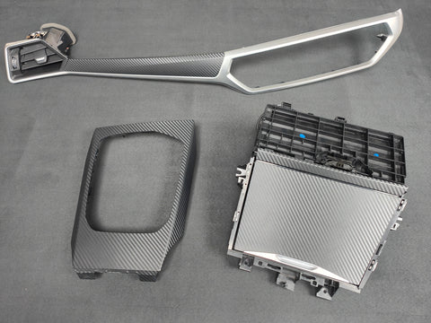 BMW G20 G21 INTERIOR TRIM SET - 3D MATT BLACK CARBON
