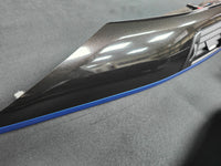 BMW F30 F31 F36 LCI INTERIOR TRIM SET - METALLIC BLACK / BLUE ACCENT