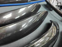 BMW F30 F31 F36 LCI INTERIOR TRIM SET - METALLIC BLACK / BLUE ACCENT