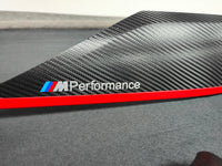 BMW F32 COUPE INTERIOR TRIM SET - TEXTURED CARBON / RED ACCENT