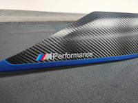 BMW F30 F31 F36 F80 LCI INTERIOR TRIM SET - TEXTURED CARBON / BLUE ACCENT