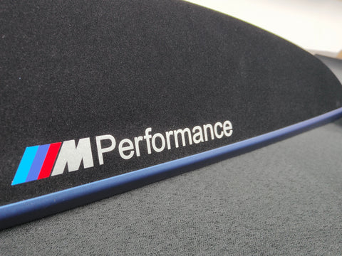 BMW F21 F22 INTERIOR TRIM SET - 3D CARBON / ALCANTARA / BLUE ACCENT