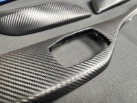 BMW F21 F22 INTERIOR TRIM SET - 3D CARBON / ALCANTARA / BLUE ACCENT
