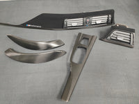 BMW F33 CONVERTIBLE INTERIOR TRIM SET - PERFORMANCE STYLE / TEXTURED CARBON