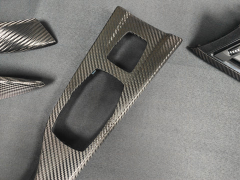 BMW F33 F83 M4 - PERFORMANCE STYLE / DEEP TEXTURED GLOSSY CARBON INTERIOR TRIM SET