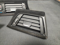 BMW F33 CONVERTIBLE INTERIOR TRIM SET - PERFORMANCE STYLE / TEXTURED CARBON