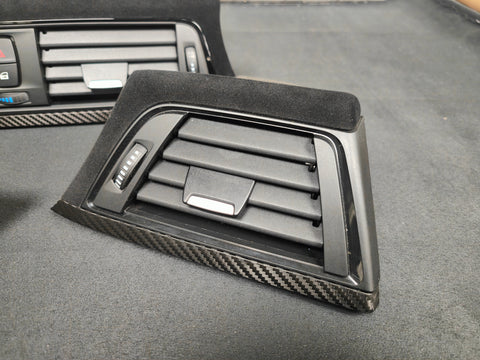 BMW F33 F83 M4 - PERFORMANCE STYLE / DEEP TEXTURED GLOSSY CARBON INTERIOR TRIM SET