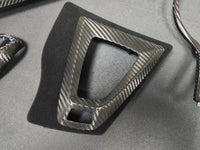 WRAPPING SERVICE - BMW F8X M3 M4 INTERIOR TRIM SET PERFORMANCE STYLE - TEXTURED CARBON / ALCANTARA
