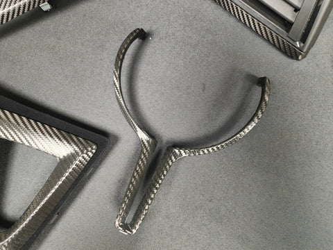 WRAPPING SERVICE - BMW F8X M3 M4 PERFORMANCE STYLE INTERIOR TRIM SET - TEXTURED CARBON