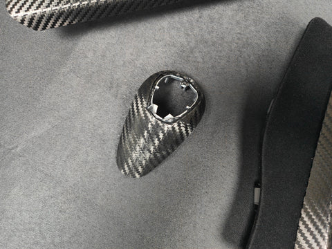 WRAPPING SERVICE - BMW F8X M3 M4 PERFORMANCE STYLE INTERIOR TRIM SET - TEXTURED CARBON