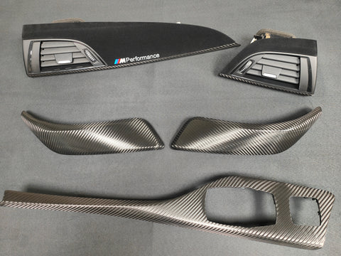 BMW F23 CONVERTIBLE PERFORMANCE STYLE INTERIOR TRIM SET - TEXTURED CARBON