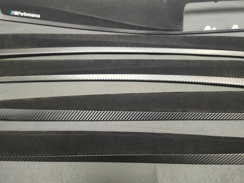 BMW F10 F11 M5 PERFORMANCE STYLE 3D BLACK CARBON INTERIOR TRIM SET