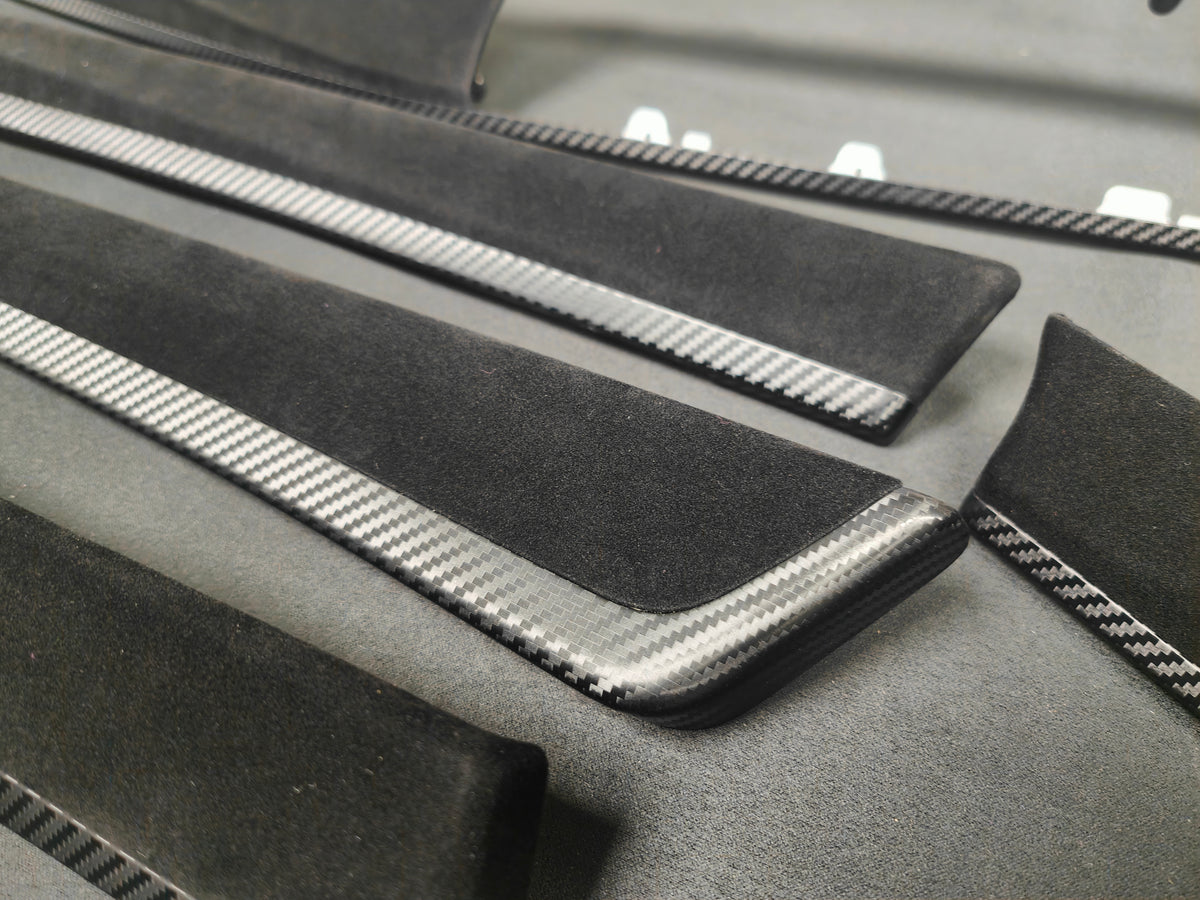 BMW F10 F11 M5 PERFORMANCE STYLE 3D BLACK CARBON INTERIOR TRIM SET