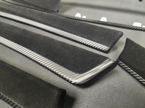 BMW F10 F11 M5 PERFORMANCE STYLE 3D BLACK CARBON INTERIOR TRIM SET