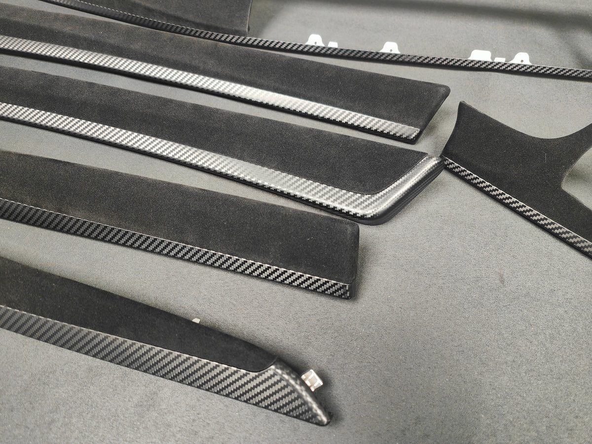 BMW F10 F11 M5 PERFORMANCE STYLE 3D BLACK CARBON INTERIOR TRIM SET