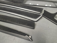 BMW F10 F11 M5 PERFORMANCE STYLE 3D BLACK CARBON INTERIOR TRIM SET