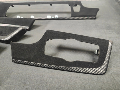 BMW F10 F11 M5 PERFORMANCE STYLE 3D BLACK CARBON INTERIOR TRIM SET