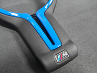 BMW F-SERIES ///M LEATHER / BLUE STEERING WHEEL TRIM - M2 M3 M4 M5 M6