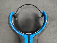 BMW F-SERIES ///M LEATHER / BLUE STEERING WHEEL TRIM - M2 M3 M4 M5 M6