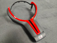 BMW F-SERIES ///M LEATHER / RED STEERING WHEEL TRIM - M2 M3 M4 M5 M6