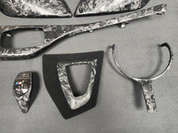 WRAPPING SERVICE - BMW F20 F21 F22 F23 LCI-2 CUSTOM INTERIOR TRIM SET - FORGED CARBON / ALCANTARA