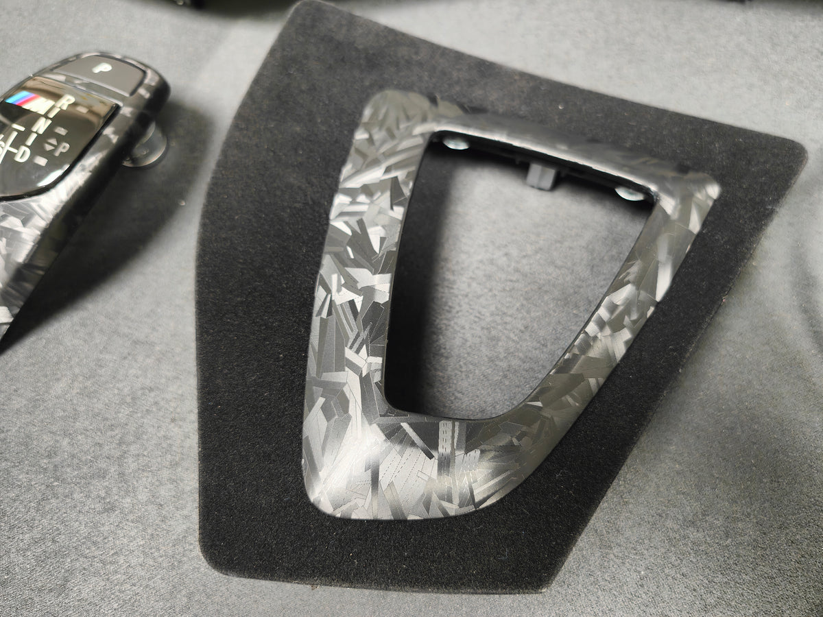 WRAPPING SERVICE - BMW F20 F21 F22 F23 LCI-2 CUSTOM INTERIOR TRIM SET - FORGED CARBON / ALCANTARA