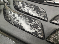 WRAPPING SERVICE - BMW F20 F21 F22 F23 LCI-2 CUSTOM INTERIOR TRIM SET - FORGED CARBON / ALCANTARA
