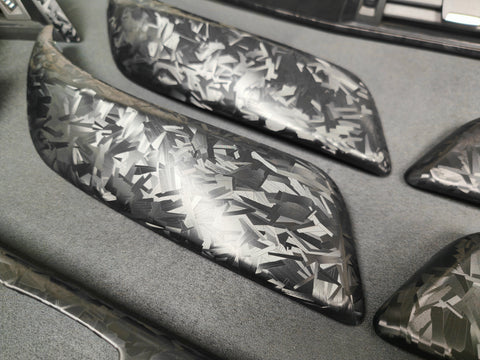 BMW F20 F21 F22 F23 LCI-2 CUSTOM INTERIOR TRIM SET - FORGED CARBON - WRAPPING SERVICE