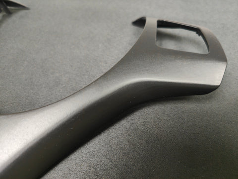 BMW E90 E92 E93 M3 - M-SPORT BLACK STEERING COVER TRIM - WRAPPING SERVICE