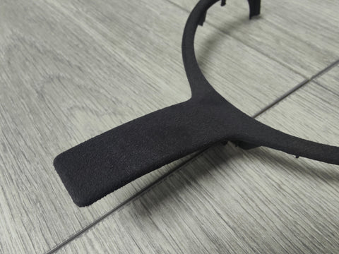 BMW F-SERIES BLACK ALCANTARA M-SPORT STEERING WHEEL TRIM - 1/2/3/4/5/6 X SERIES