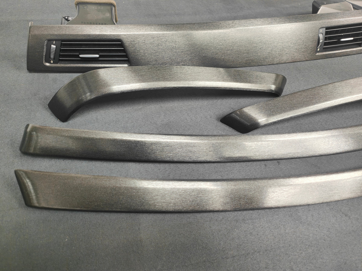 BMW E90 / E91 INTERIOR TRIM SET - BLACK BRUSHED ALUMINIUM
