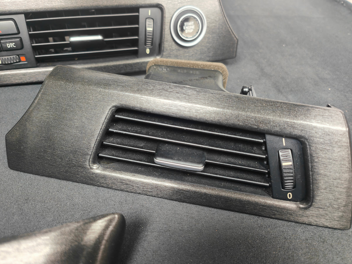 BMW E90 / E91 INTERIOR TRIM SET - BLACK BRUSHED ALUMINIUM
