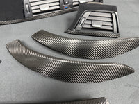 BMW F30 F31 F36 INTERIOR TRIM SET - PERFORMANCE STYLE / TEXTURED CARBON