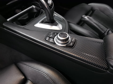 BMW F3X SE CUSTOM INTERIOR TRIM SET -  FULL BLACK 4D CARBON